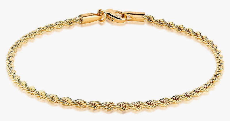 18k Rope Anklet